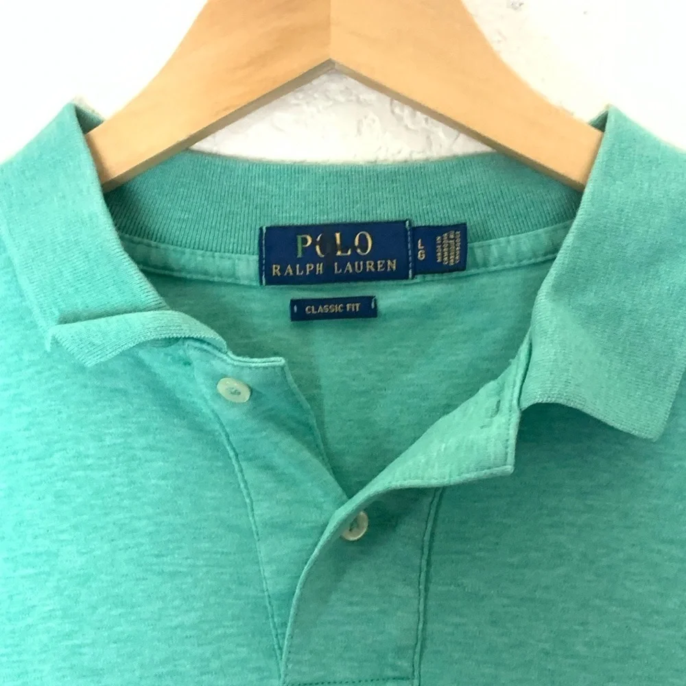 Polo Ralph Lauren | Classic fit Green cotton short sleeve polo shirt siz…